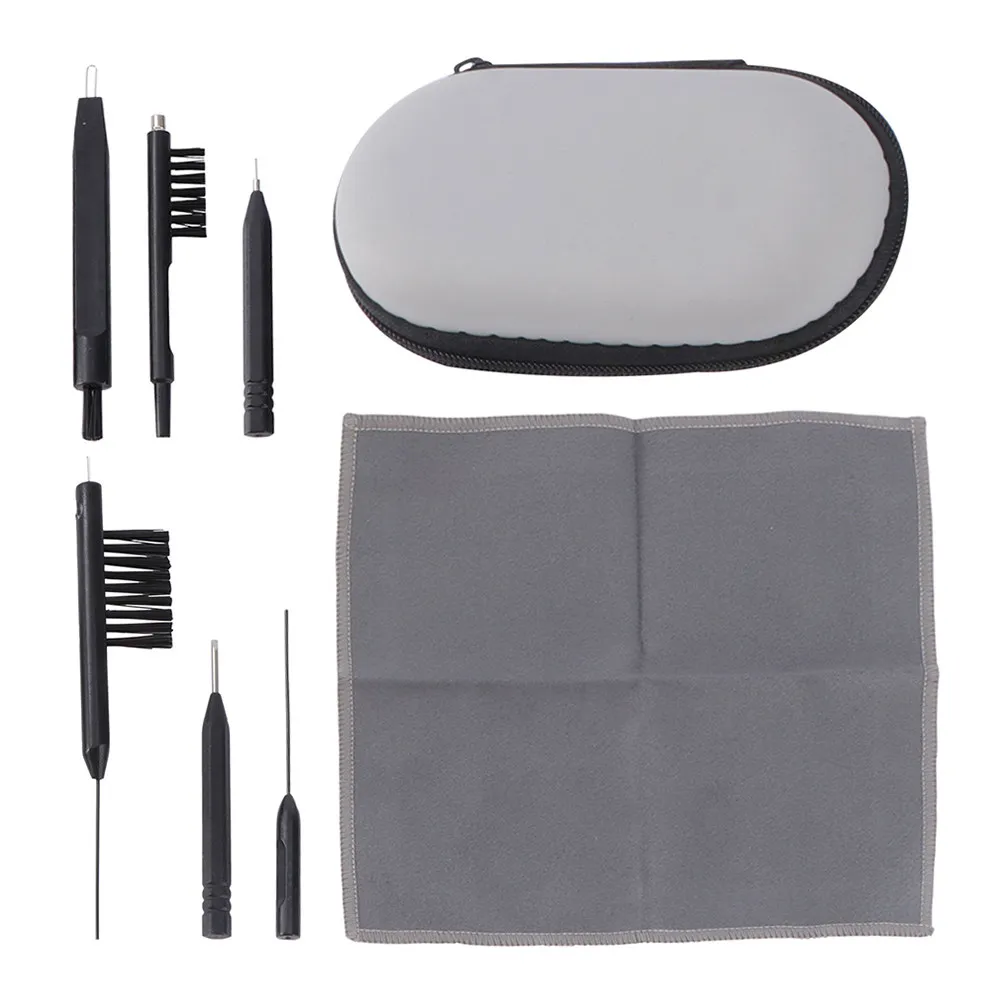 1Set Hearing Aid Cleaning Care Kit Multi-Function Brush Tools for Wax Removal Earwax Cleaning Supplies Hearing Aid Accessories