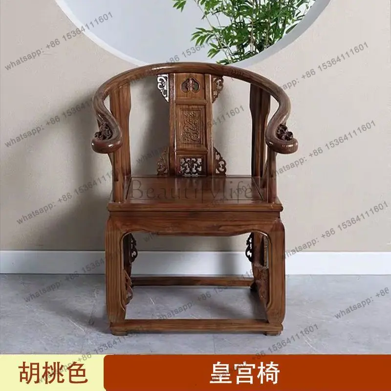 Wholesale All Solid Wood Chairs Palace Taishi Chairs Chinese Living Room Household