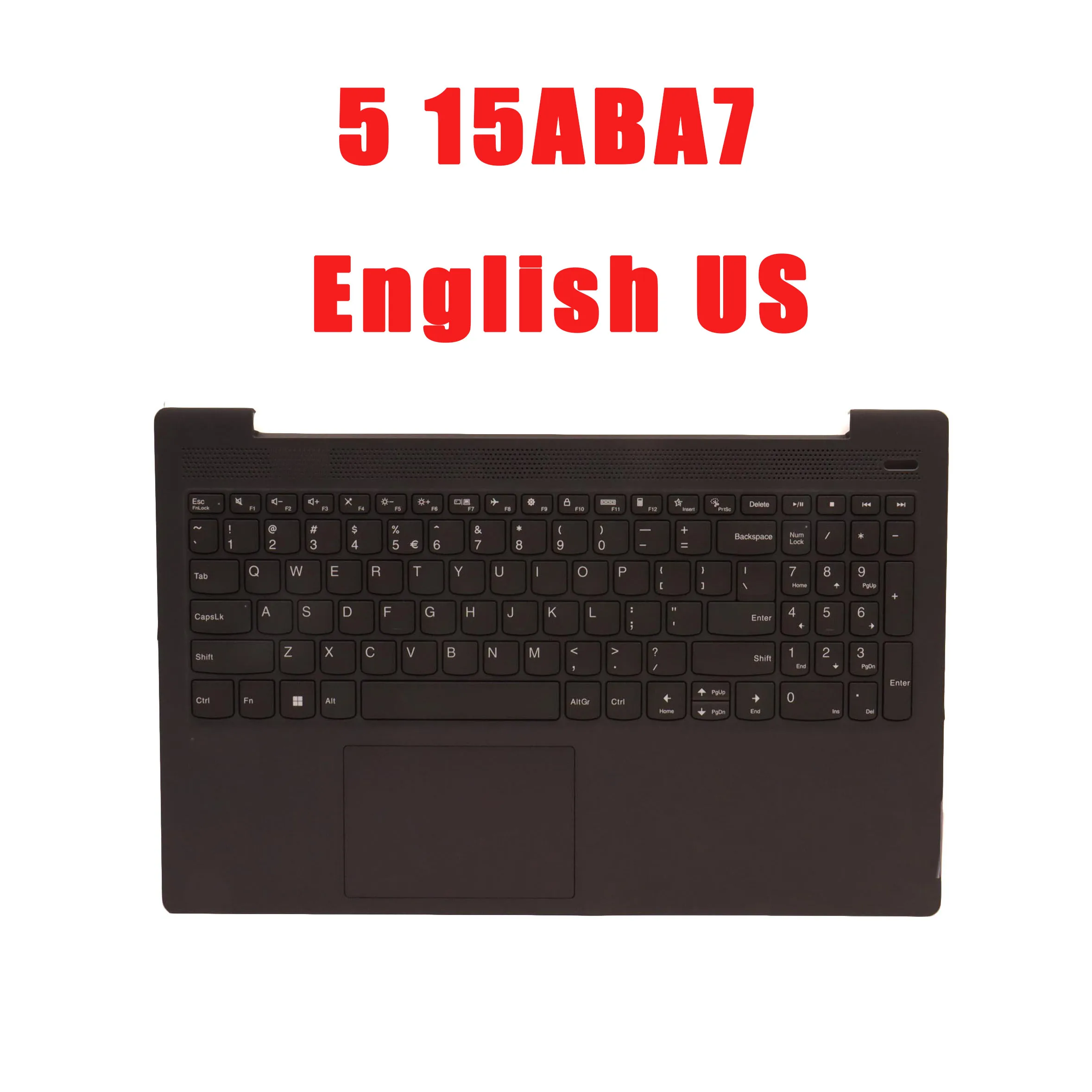 Laptop PalmRest&keyboard For Lenovo For Ideapad 5 15ABA7 English US 5CB1J01493 Without Backlight Non FingerPrint Grey New