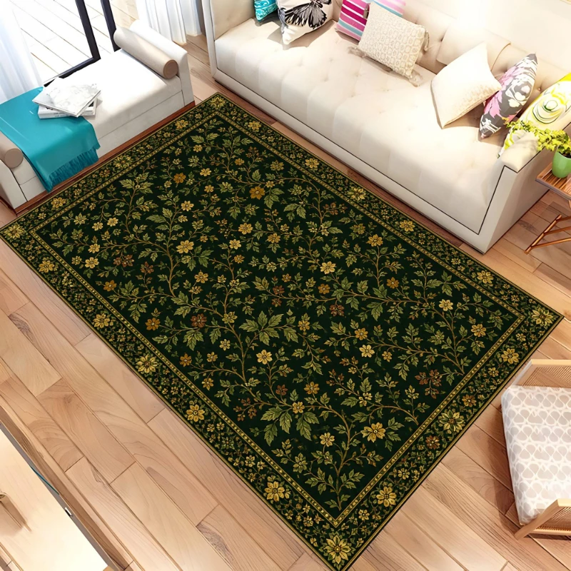 Gothic Spider Web Rose Graphics Rug Living Room Sofa Bedroom Bedside Dining Entry Door Mat Gift