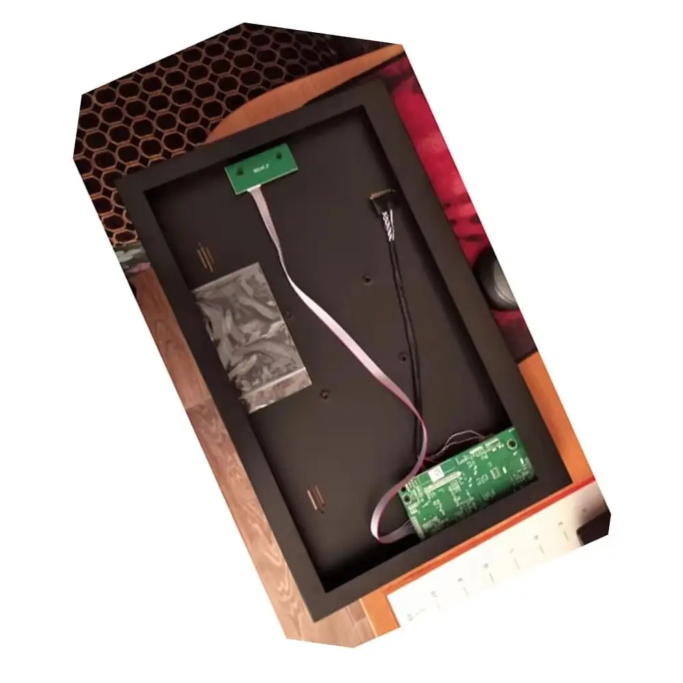 58C Controller board + Metal alloy back cover case box DIY VGA HDMI-compatible kit for LCD LTN156AT05 15.6