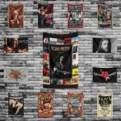 3x5 Ft Heavy Rock Band-Tom Pettys T-the heartbreakers Flag Polyester Digital Printing Banner for Bedroom Wall Art Tapestry