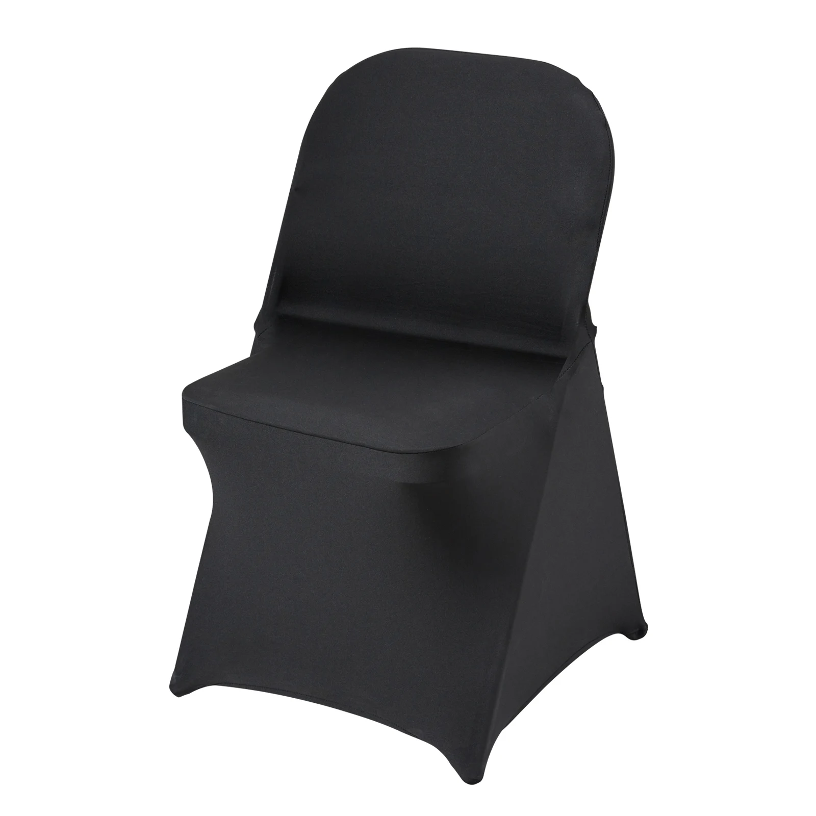 SucceBuy 30/50/100pcs Stretch Spandex Folding Chair Covers Universal Fitted Chair Cover Removable Washable Protective Slipcovers