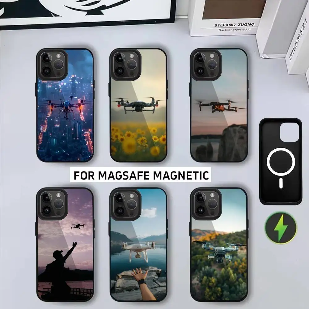 

U-Unmanned A-Aerial V-Vehicles Phone Case For iPhone17,16,15,14,13,12,11 Plus,Pro Magnetic with Magsafe Wireless Charging