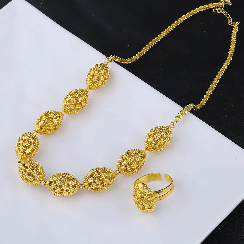 Women's Luxury Necklace & Earrings Set, Bridal Wedding Gift