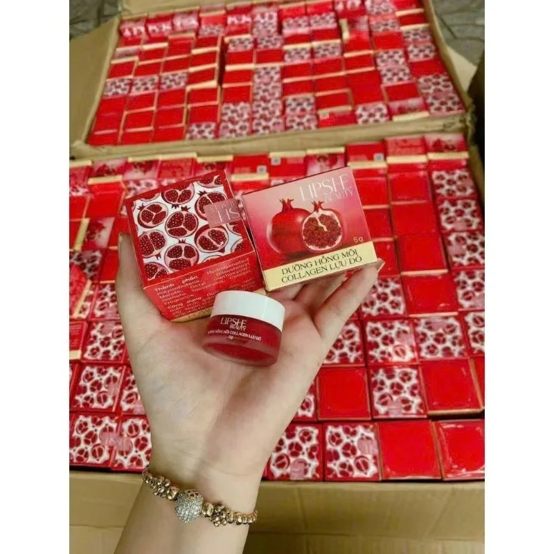 

Vietnam Duong moi hong luudo Lipshe Бальзам для губ Смягчающий отшелушивающий увлажняющий бальзам для губ Губная помада