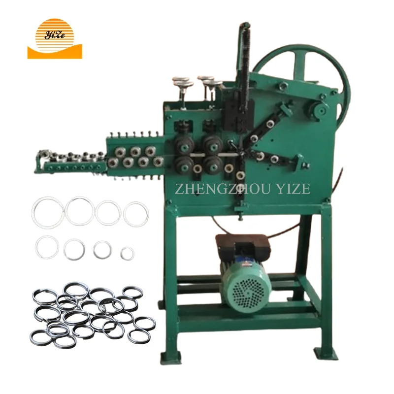 Automatic Spring Making Keychain Maker Metal Ring Making Stainless Steel Wire Winding Machine Cnc Spring Coiling Machine Making