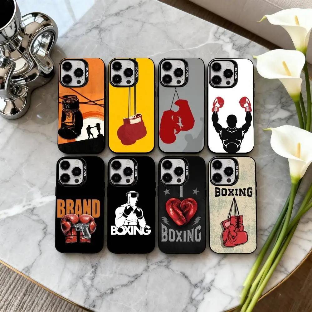 

B-Boxing-G G-Gloves Phone Case For iPhone17,16,15,14,13,12,11 Plus,Pro Max Black Candy silver phone case