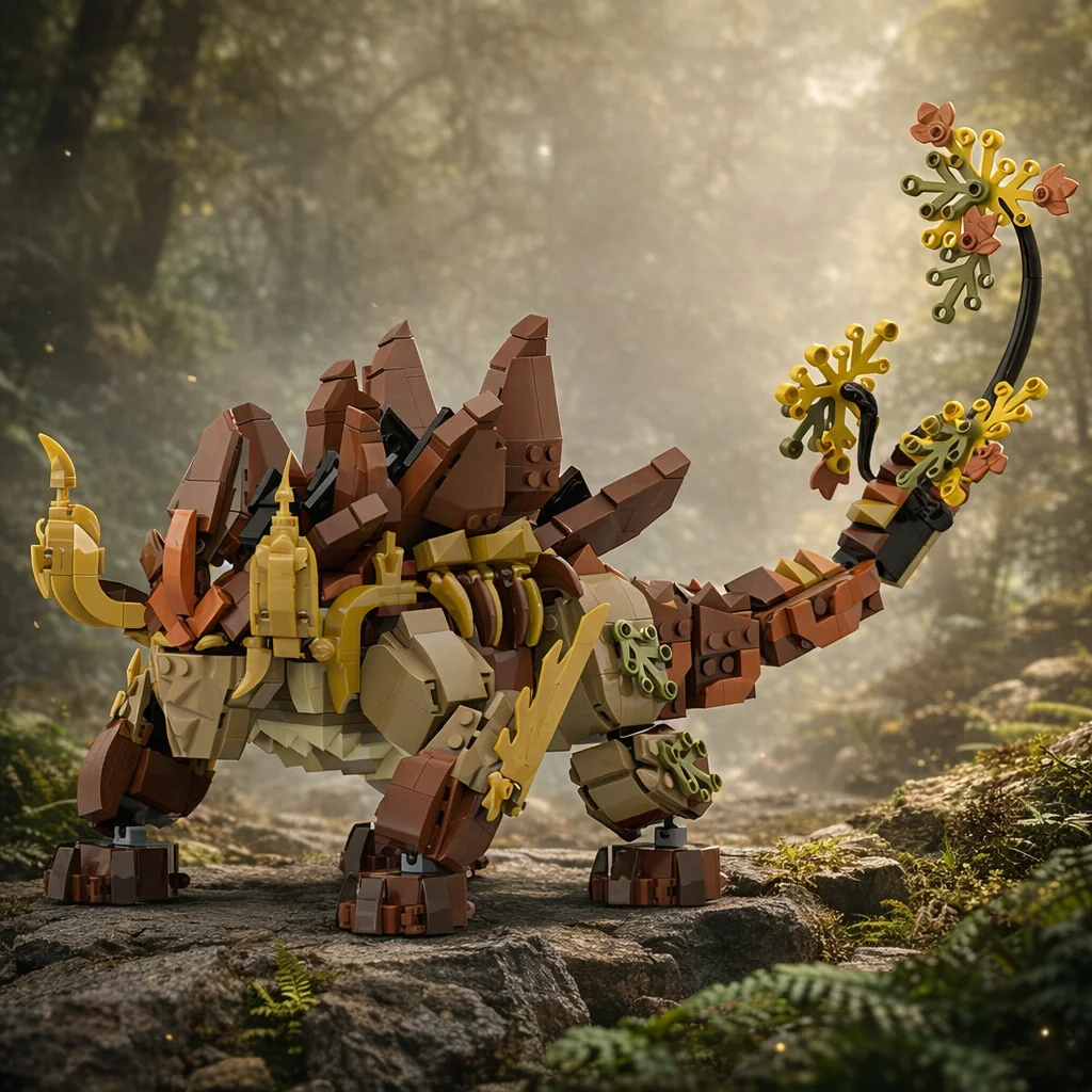 

Fantasy Rock Dragon MOC Building Blocks Creature Model DIY Assembly Toy Small Particle Bricks Kit Gift for Kids Boys