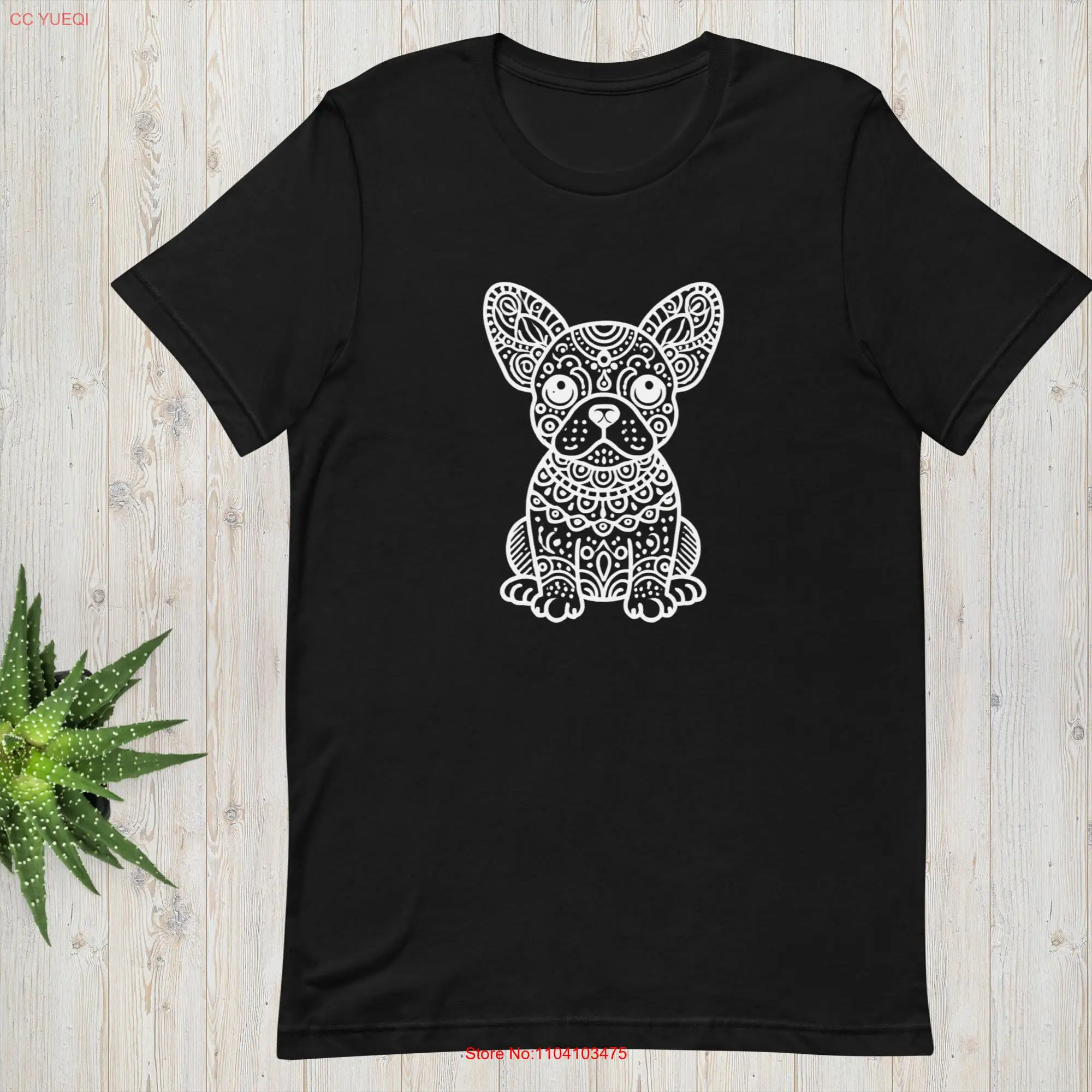 French Bulldog Alebrije T Shirt Vibrant Mexican Folk Art Design long or short sleeves