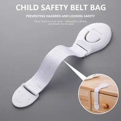 1-20PCS Baby Cabinet Door Webbing Lock Plastic Childproof Door Locks Portable and Easy To Install Child Safety Cabinet Locks