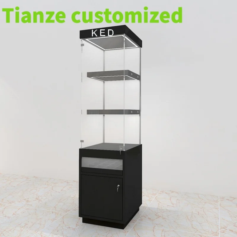 

Customized high-end jewelry display with LED lights