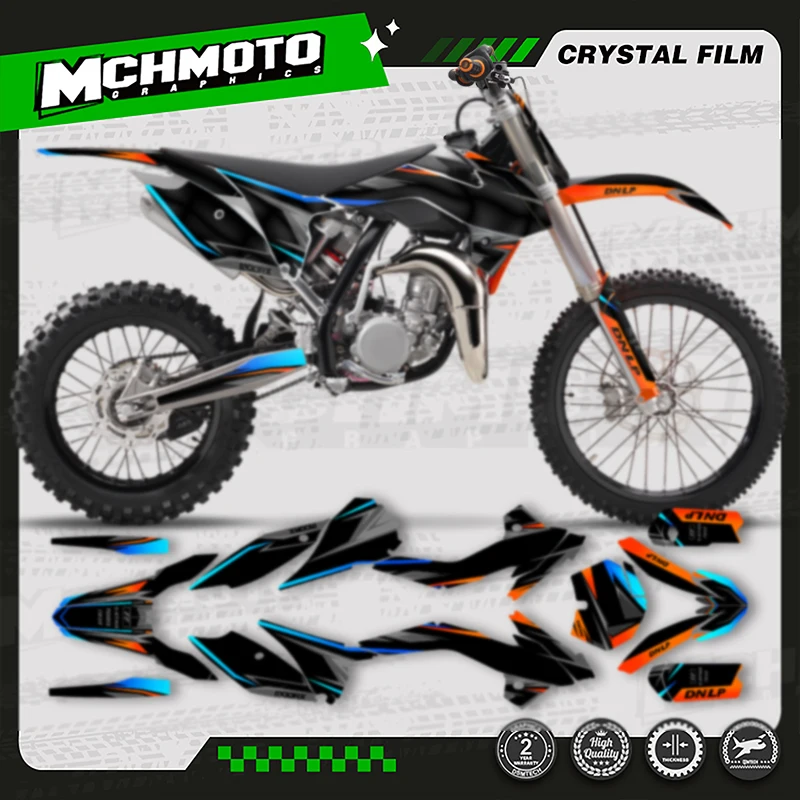 

MCHMFG мотоциклетная графика фоновая наклейка клейкие наклейки наборы для KTM 2013 2014 2015 2016 2017 SX85 номер имя на заказ