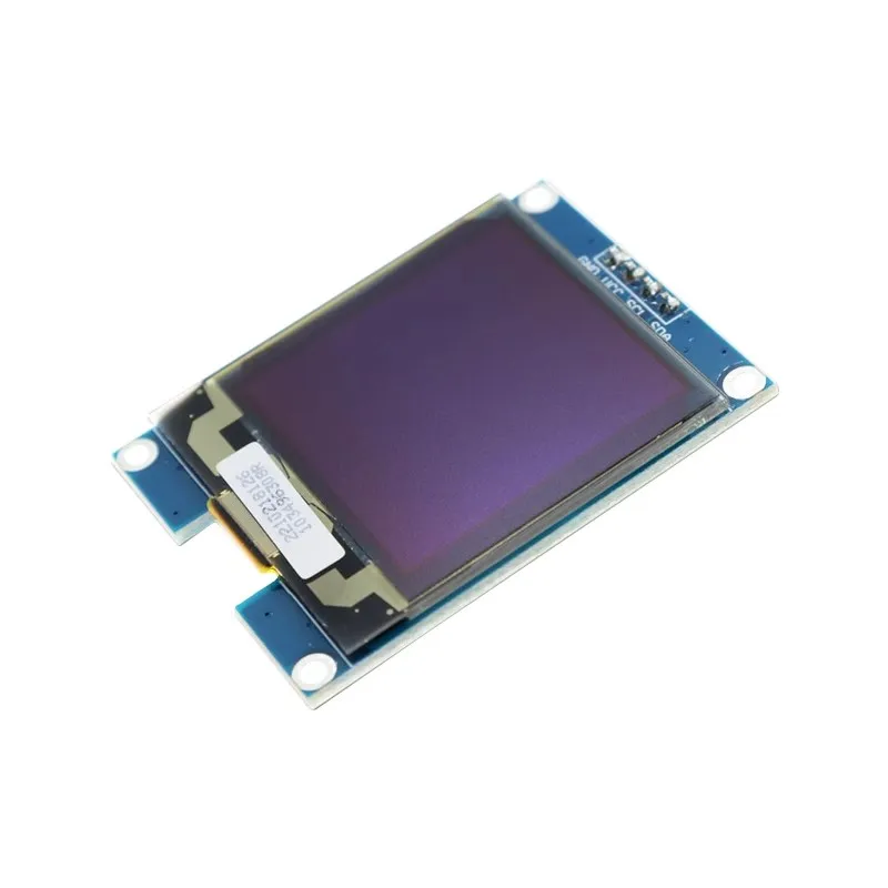 1.5 inch IIC I2C 4Pin 128*128 COG SH1107 Drive White LCD Display Low Power 3V-5V