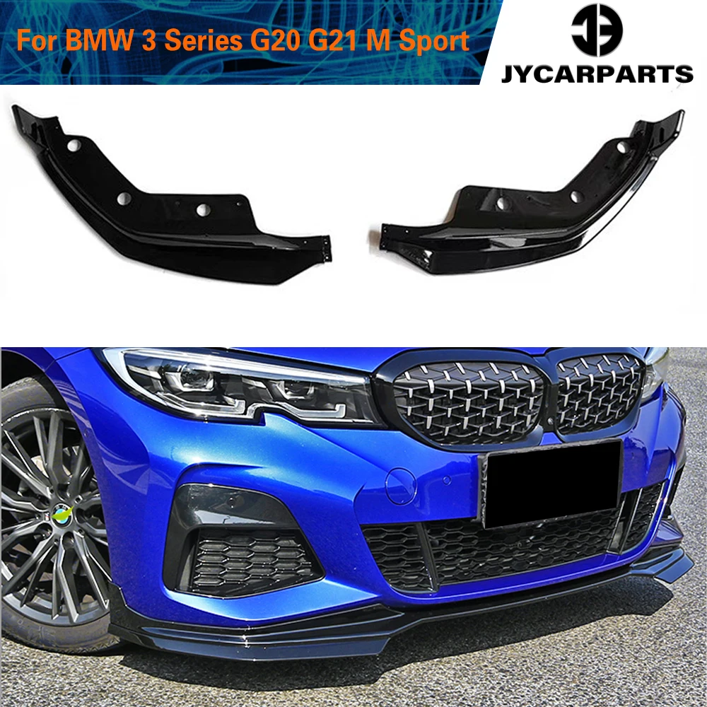 

Car Front Splitters For BMW 3 Series G20 G21 M Sport 2019 2020 Car Front Bumper Splitters Spoiler PP Gloss Black