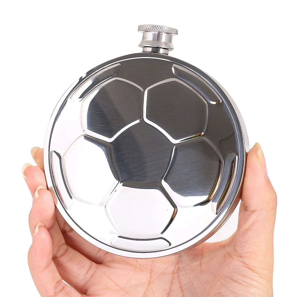 

Football Shaped Polished Kitchen bar utensils Hip Flask Whiskey Liquor Alcohol Bottle Portable Travel Drinker Pot Men Gifts