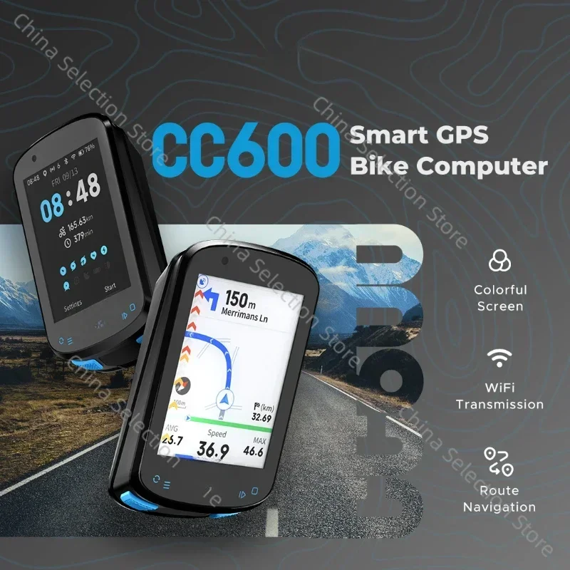 CC600 Extreme Ascension 600 Color Screen English Smart Cycling Codemeter Speed Odometer Arrow Navigation