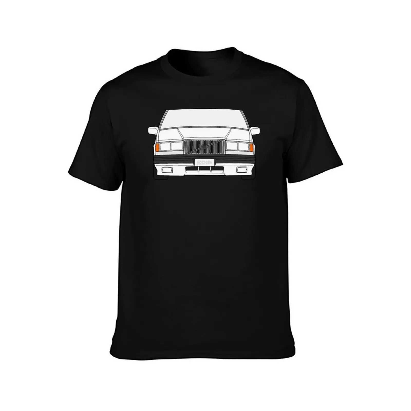 740 760 Turbo USA waterfall white color T-Shirt, Summer Casual Cotton Tee, Oversized Streetwear Tops, Vintage Graphic Print