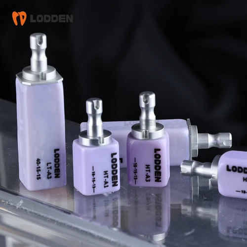 Imagen 1 del producto Bloques cerámicos de vidrio de disilicato de litio Lodden de 5 piezas para restauración del mismo día sin sin sin sin sin sin fromería - Laboratorio CAD/CAM