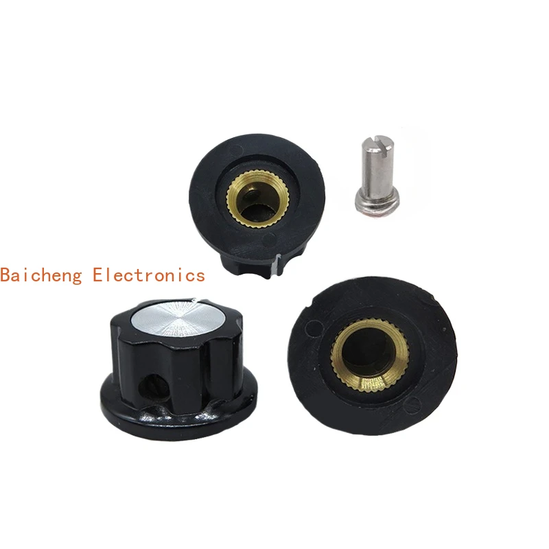 

10PCS Knob MF01 diameter 19 * 11mm with handwheel, band switch, speed control potentiometer, round handle hole 6