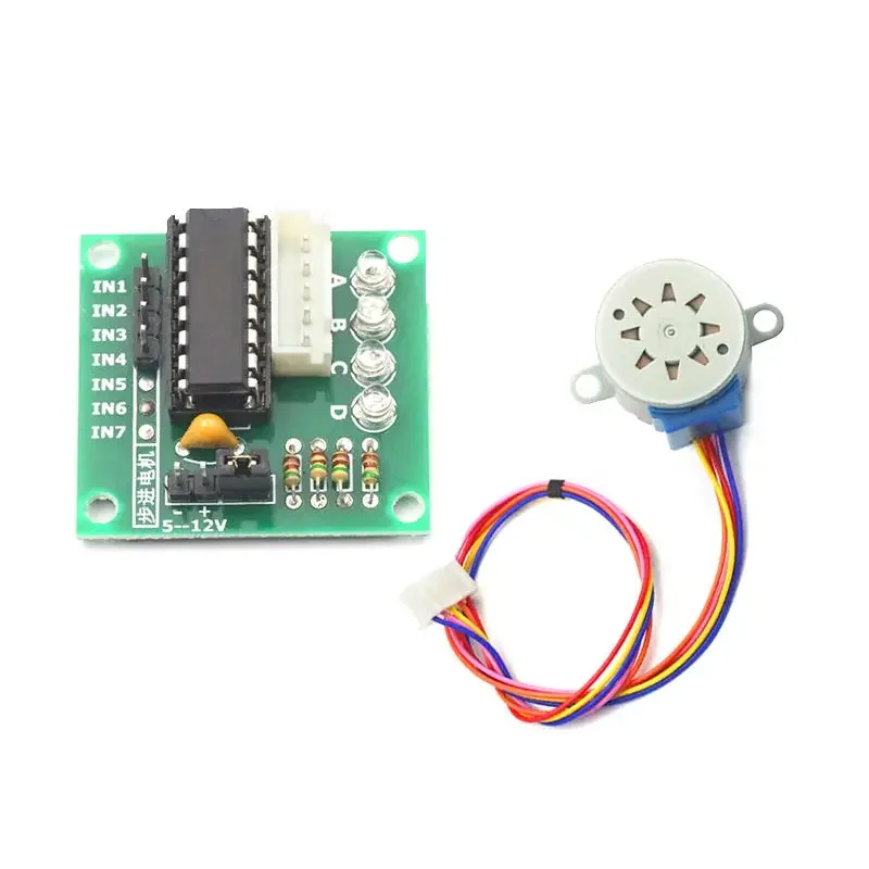 1PCS 28BYJ4 스테퍼 모터 ULN2003 드라이버 보드 4상 5선 5V 스테퍼 모터 감속 모터 모듈 PIC MCU DIY