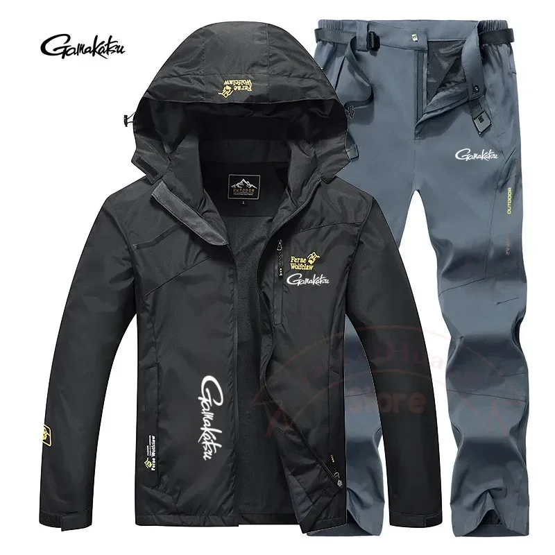 

Gamakatsu Fishing Suits Men Windproof Waterproof Warm Suits Outdoor Sport Travel Camping Cycling Hiking Fishing Jacket