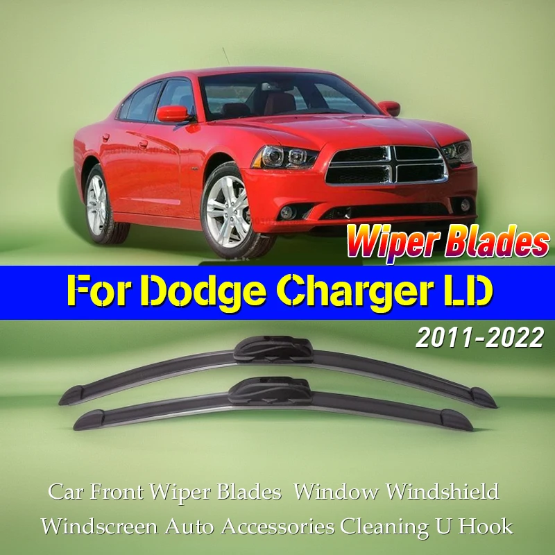 

For Dodge Charger LD 2011-2022 Car Front Wiper Blades Window Windshield Windscreen Auto Accessories Cleaning U Hook