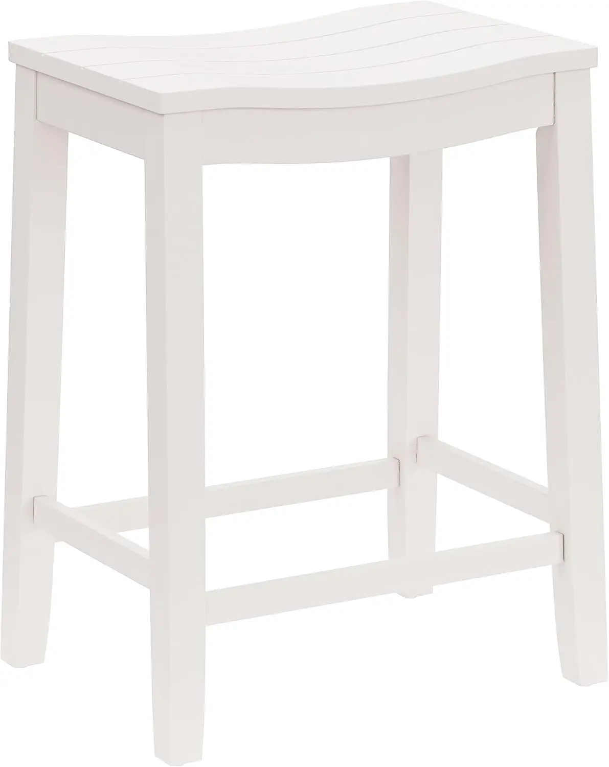 

Furniture Fiddler Backl Counter Height Stool, White
