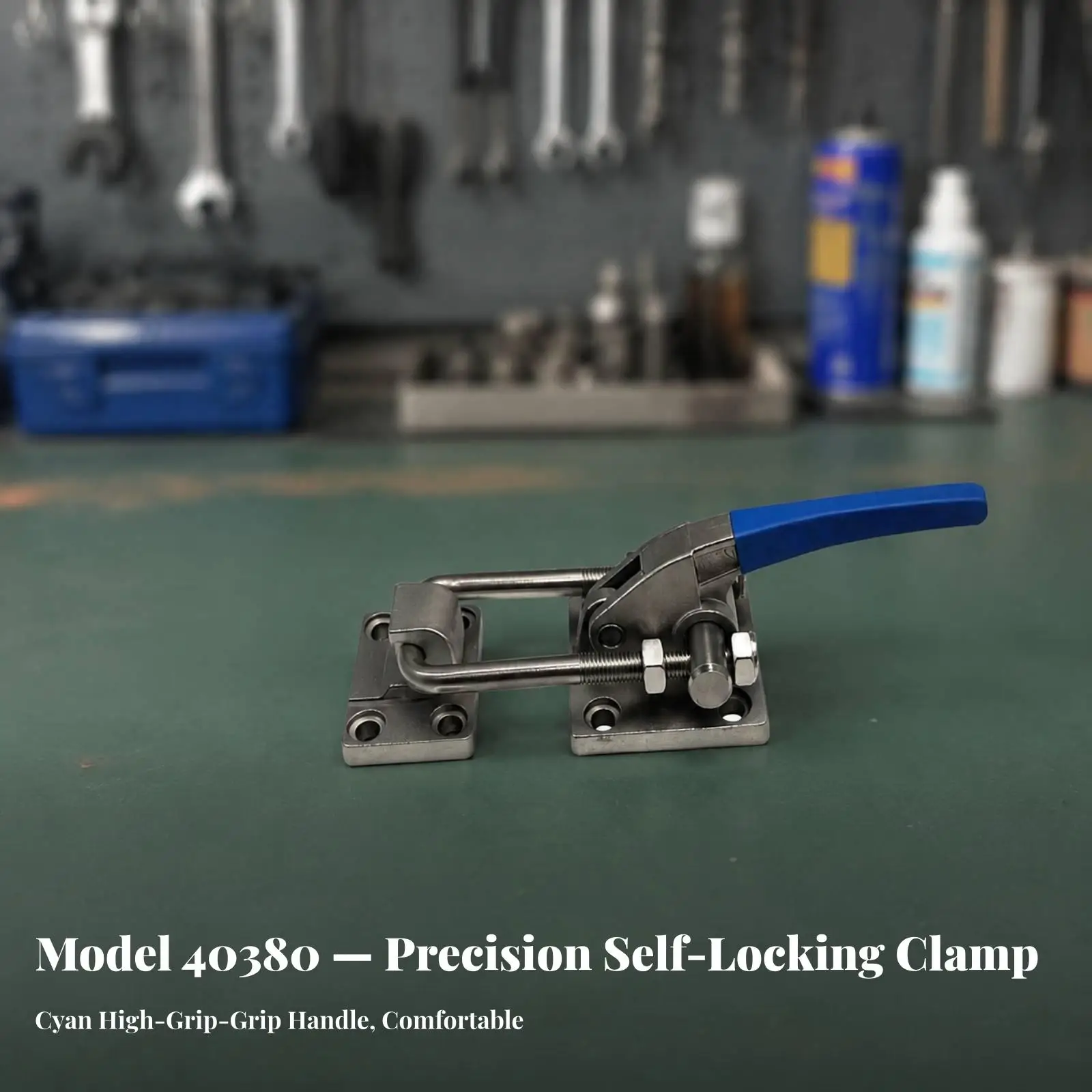 Heavy Duty Toggle Latch Clamp 304 Stainless Steel Compact Adjustable Rod Secure Lock for Cabinet Assembly Jig
