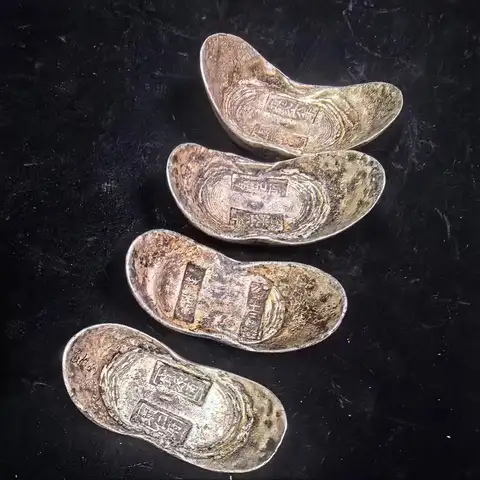 Rara antigua estatua de moneda de dinero de plata de la Dyansty Qing china, # 01, envío gratis