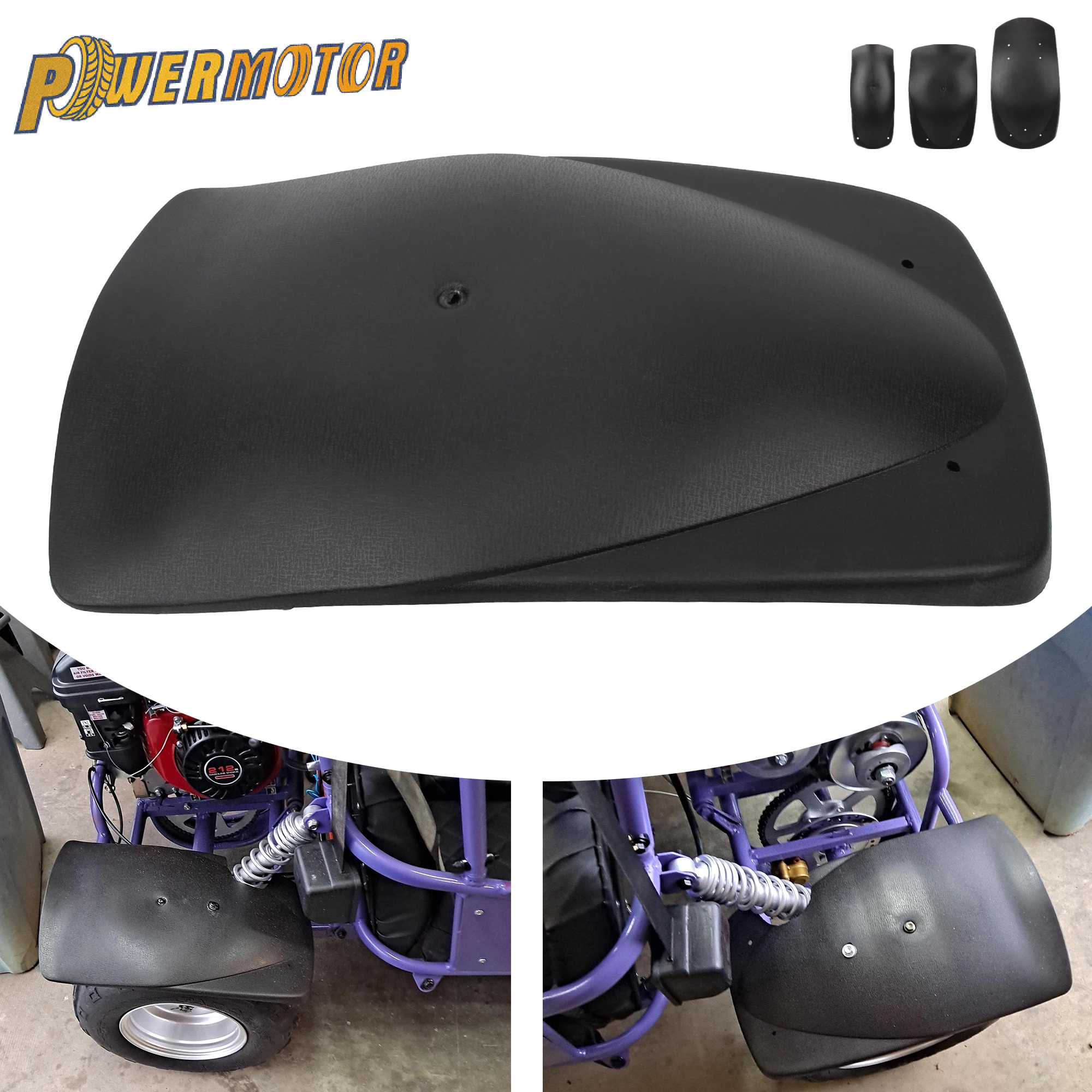 1 Pcs Universal ATV Front Rear Plastic Fender For 110cc 125cc 150cc 200cc 250cc Go kart UTV Buggy Quad Dirt Bike Accessories