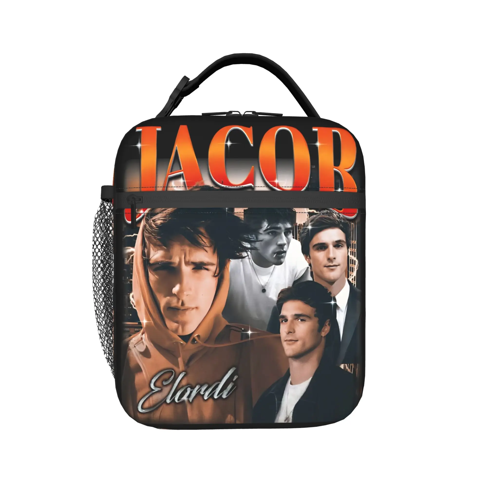 Nate Jacobs Jacob Elordi Insulated Lunch Bags for Men Women  Food Bag Portable Cooler Thermal Bento Box For Picnic