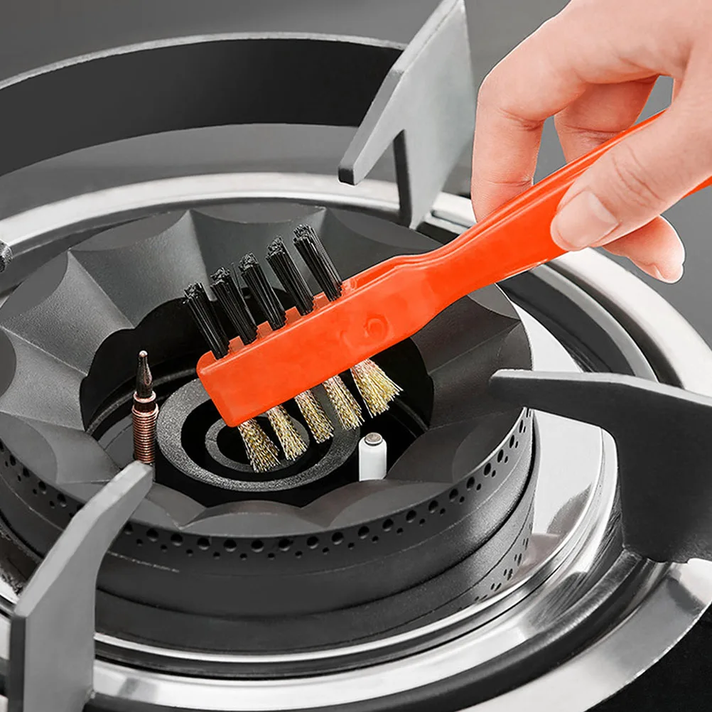 

Degreasing Cleaning Brush for Kitchen Stove Home Cooktop Rust Removal Household Multipurpose Wire Brush Sink Tool Steel Pin
