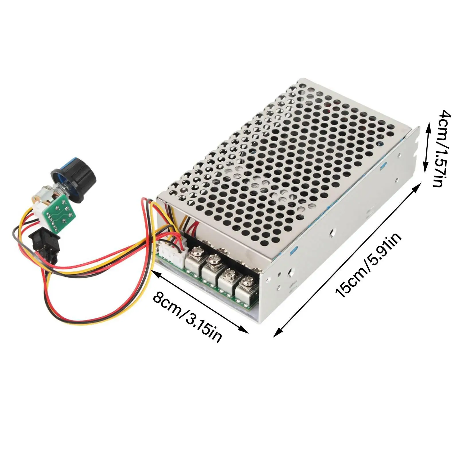 

10-50V 100A PWM DC Motor Speed Controller, 3000W Governor for Stepper Motors & DC Motors