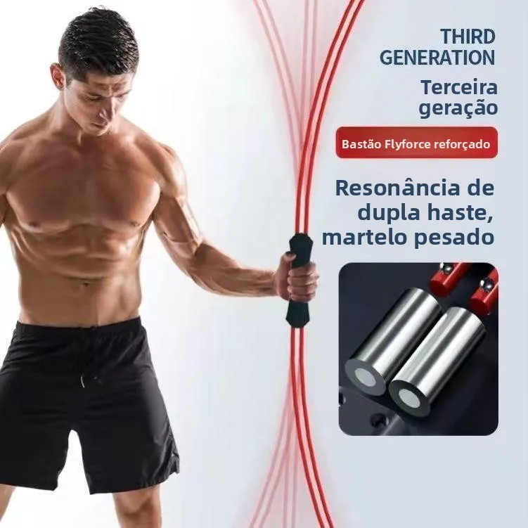 Equipamento de Fitness para Perda de Peso Masculino, Barra Elástica Especial para Redução Abdominal, Equipamento de Treinamen...