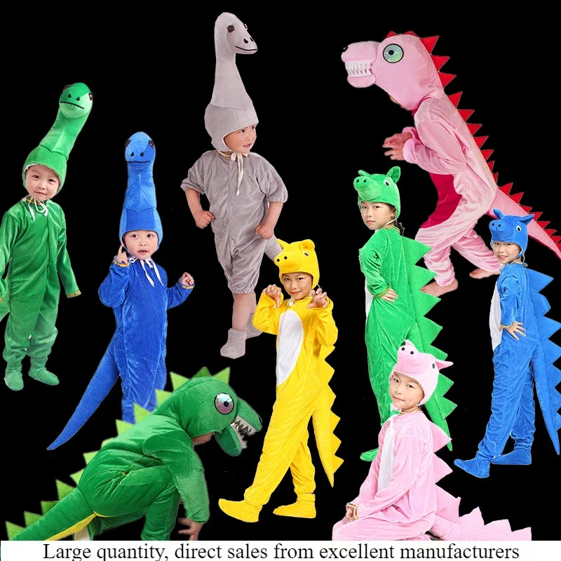 Pink Green Dinosaur Halloween Baby Costumes Toddler Onesie Infants Romper Boys Girls Animal Dress Up Clothes