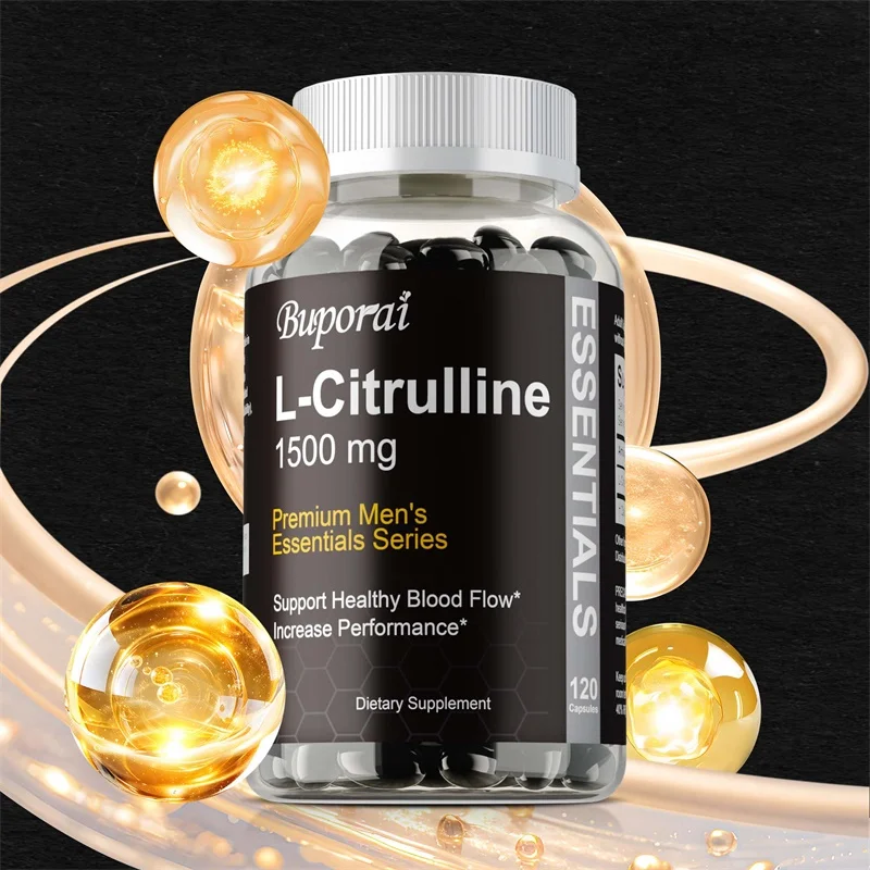 

L-Citrulline 1500 Mg Supplement - Promotes Blood Circulation, Improves Athletic Performance, and Replenishes Physical Strength
