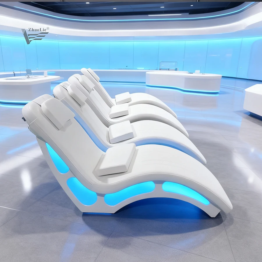 Electric Music Sound Sofa Thermal Heating Vibrating Massage Leisure Chairs Salon Relax Lounge with blue tooth speaker