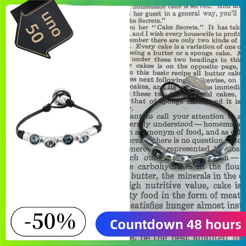 

2024 Selling Exquisite High Quality UNO DE 50 Fashion Classic 925 Bracelet Jewelry Romantic Holiday Gift