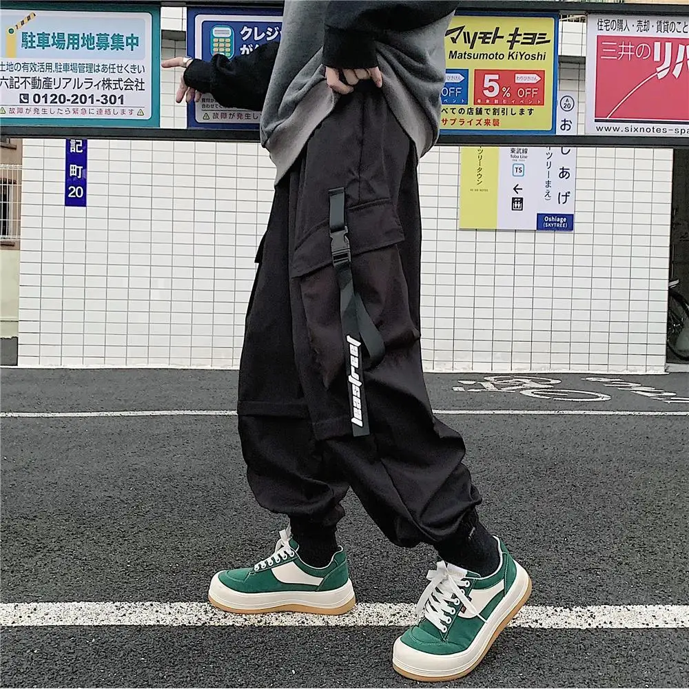 

Instagram Famous Cargo Pants, Tapered Hem Multi Pocket Trousers, Unisex Oversized Streetwear Joggers Concert Festival