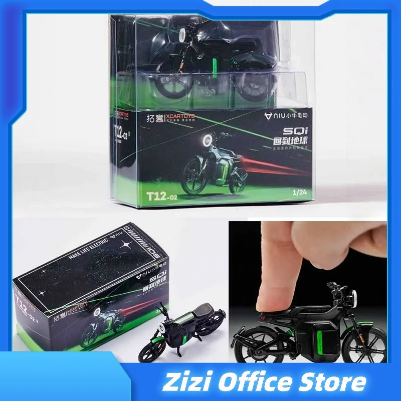 

Xcartoys 1/24 Scale Niu Sqi Alloy Motorcycle Car Model Souvenir Classic Static Display Collectible Toy Gift