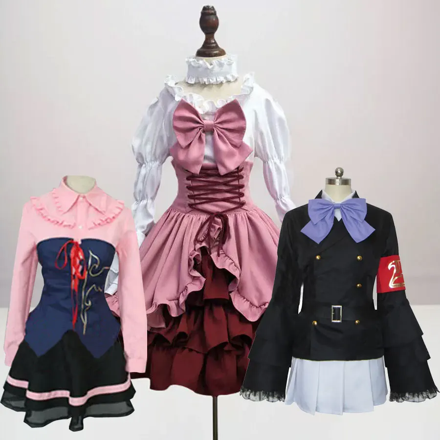 

Anime Furudo Erika Cosplay Costume Ushiromiya Maria Ange Cosplay Dresses For Women Outfit CUSTOM Size