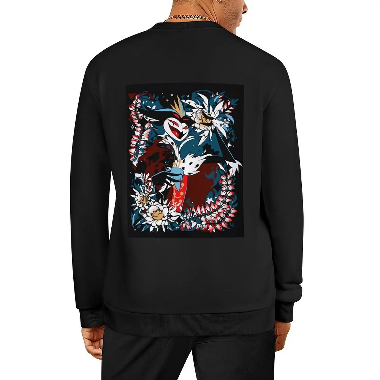 

Helluva Boss - Stolas Pullover graphic t shirts men men's sweat-shirt autumn clothes japanese style sweatshirts