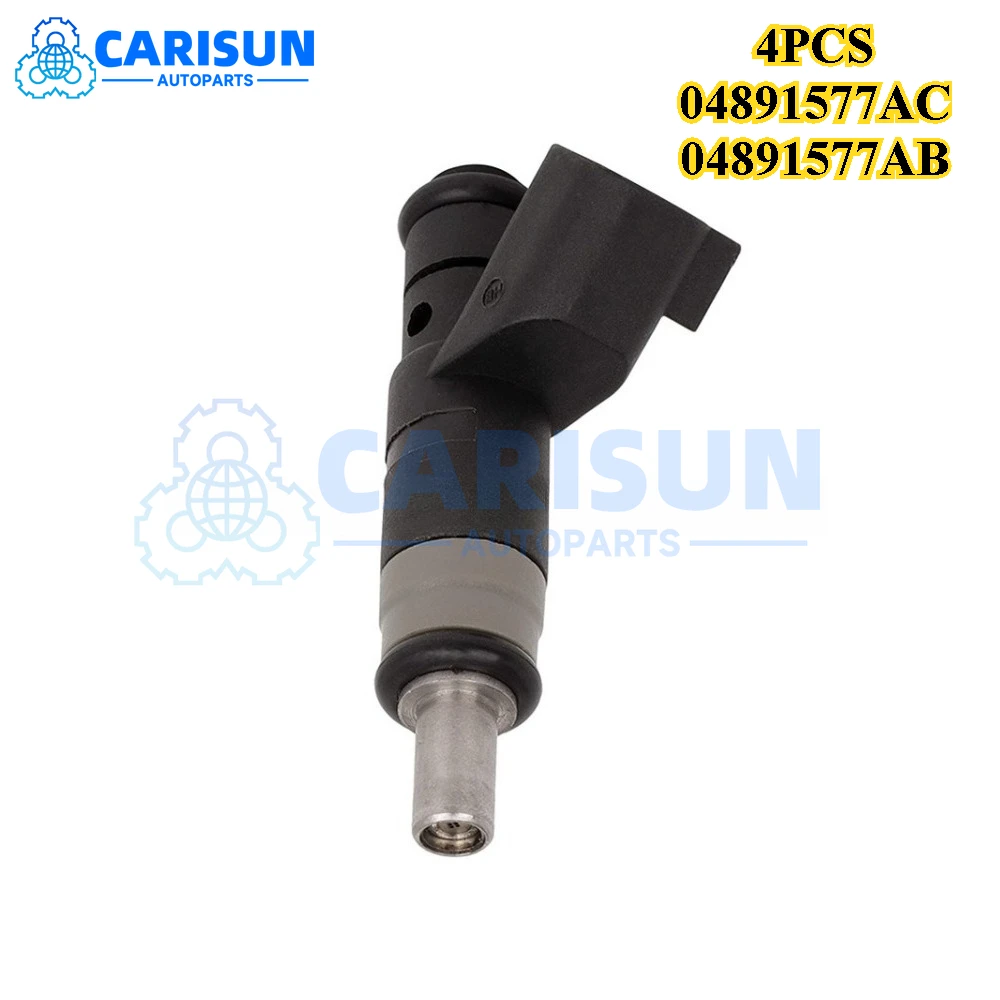 

4 шт. 04891577AC 04891577AB топливные форсунки для Dodge Caliber 2.0L 2.4L для Jeep Patriot Dodge Avenger Journey Chrysler Sebring