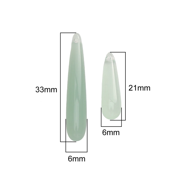 5pcs Beads Resin Teardrop Shape Loose Pendants Beads Classical For Jewelry Making DIY Earring Findings Bracelet - view 5