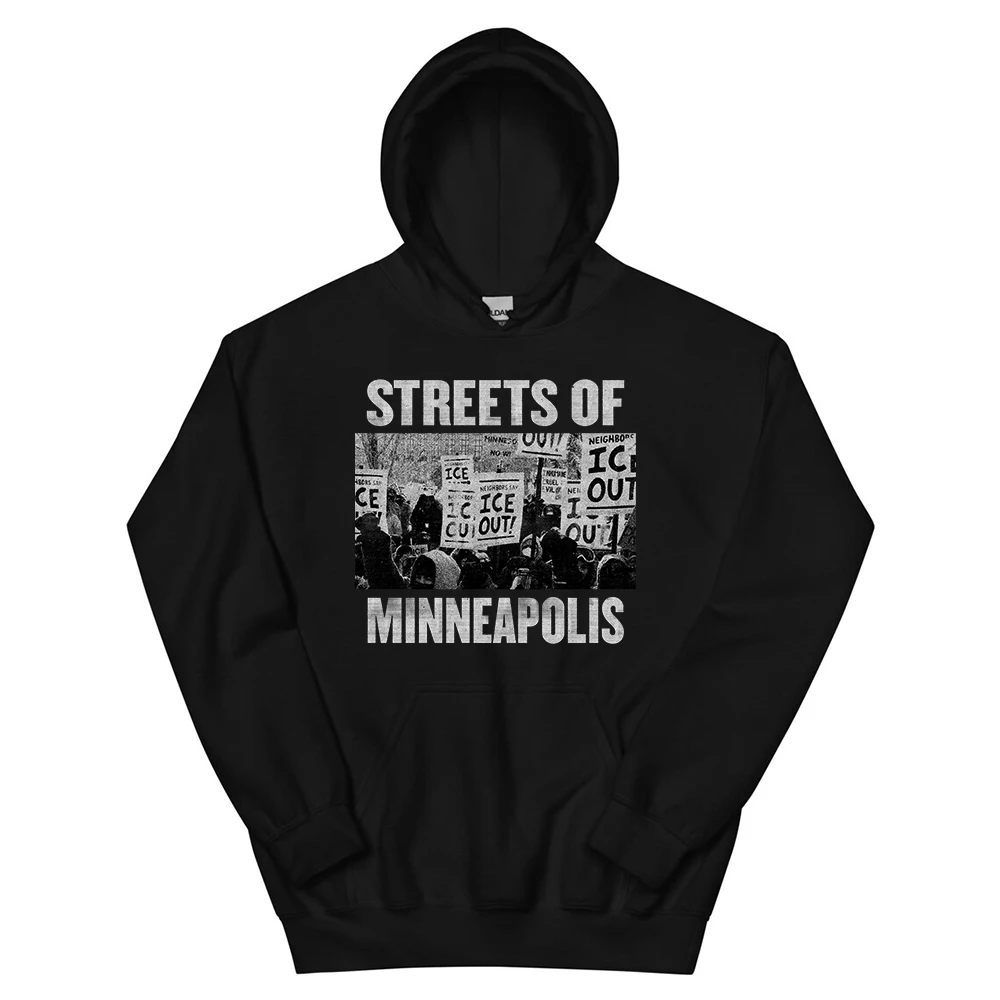 

Толстовки с капюшоном Bruce Springsteen Streets of Minneapolis, толстовки с графическим принтом Anti-ICE ICE OUT, мужские пуловеры с длинными рукавами