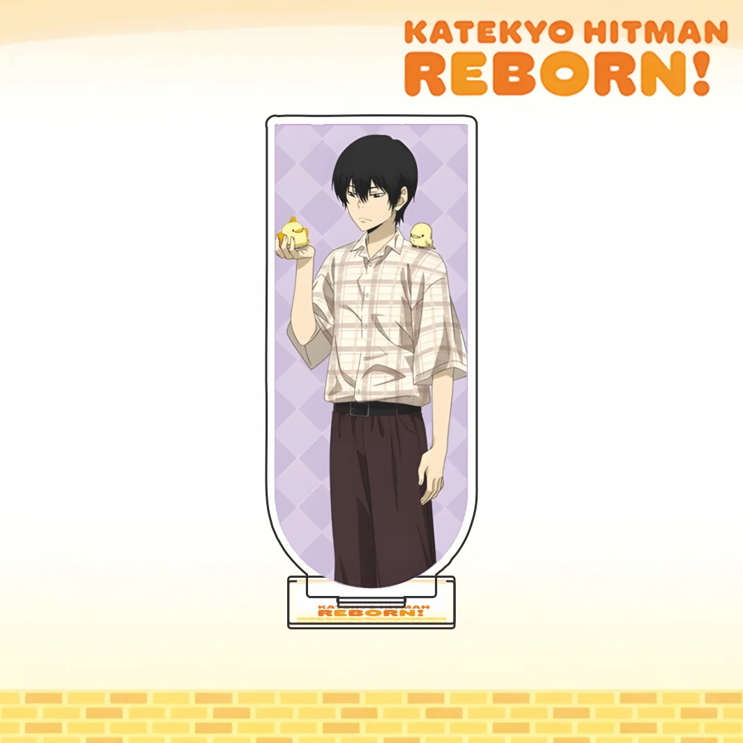Katekyo Hitman Reborn! Series 2026 New Arrival Acrylic Stand Tsuna Hibari Mukuro Duck‑themed Casual Character Desktop Keychain