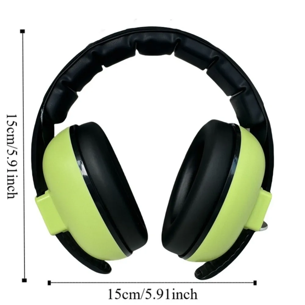 Adjustable Baby Earmuffs Lightweight Design Comfortable Fit Kids Soundproof Earmuffs Soft Padding Safety