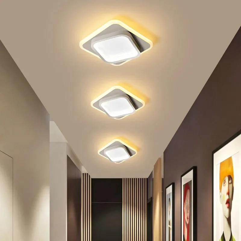 

Скандинавский светодиодный потолочный светильник для прихожей, прохода, коридора, лампа для гостиной, столовой, спальни, люстра, украшение дома, потолочный светильник