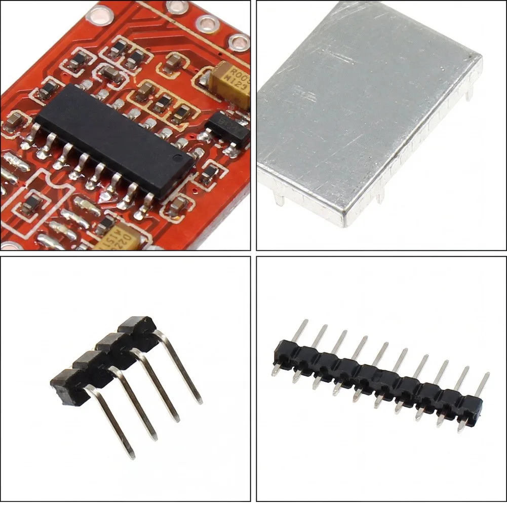 5pcs HX711 24-Bit Dual-Channel LoFor AD Cell Module with Integrated Gains and On-Chip Regulator for Embedded Systems